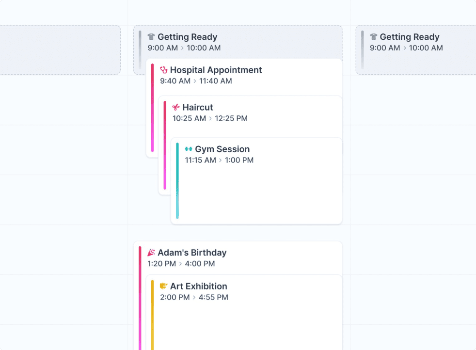 Daybridge multiple items